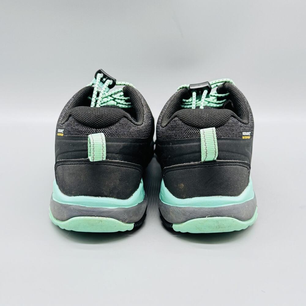 KEEN Shoes Womens 6 Black Mint Waterproof Trail Hiking Low Top Athletic Sneakers - Picture 5 of 10